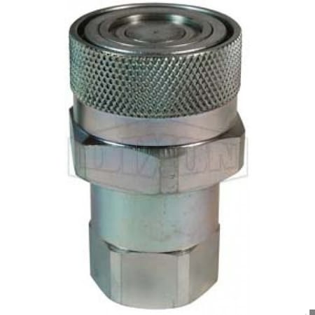 Dixon DQC VEP Hydraulic Coupler, 1-1/2-11-1/2 Nominal, Female NPTF, Steel, Domestic 12VEPF12